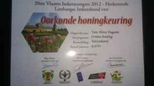 Resultaat honingkeuring