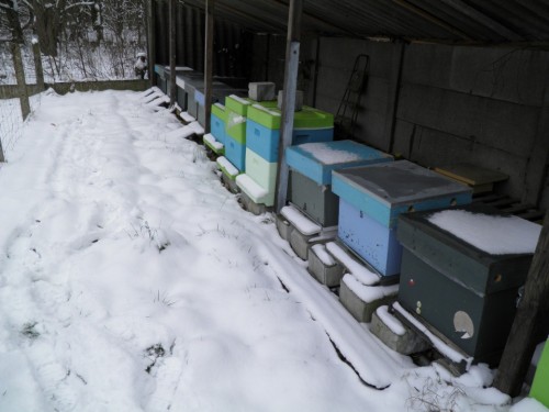 Kasten, sneeuw, maart