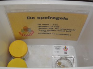 honingbox, thuisverkoop