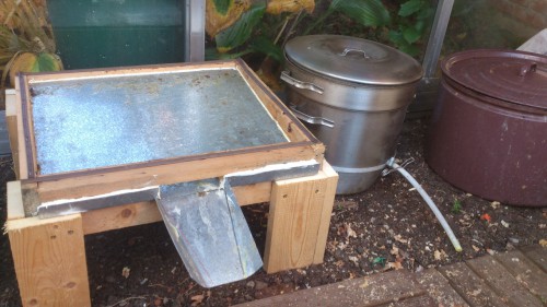 stoomwassmelter, bodem