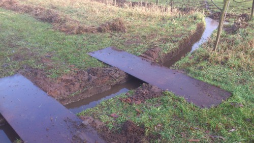 afwateringsgracht, brug