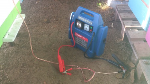 verdampen oxaalzuur, 12V voeding