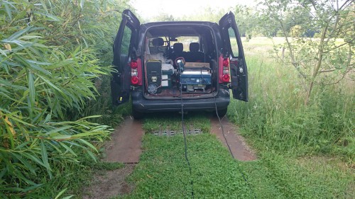 haagschaar met generator