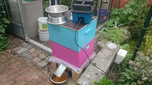 wasraam smelten, stoom