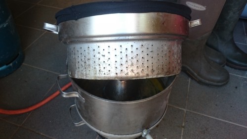 waszuivering, stoomketel