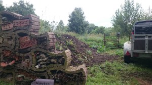 composthoop, insectenhotel